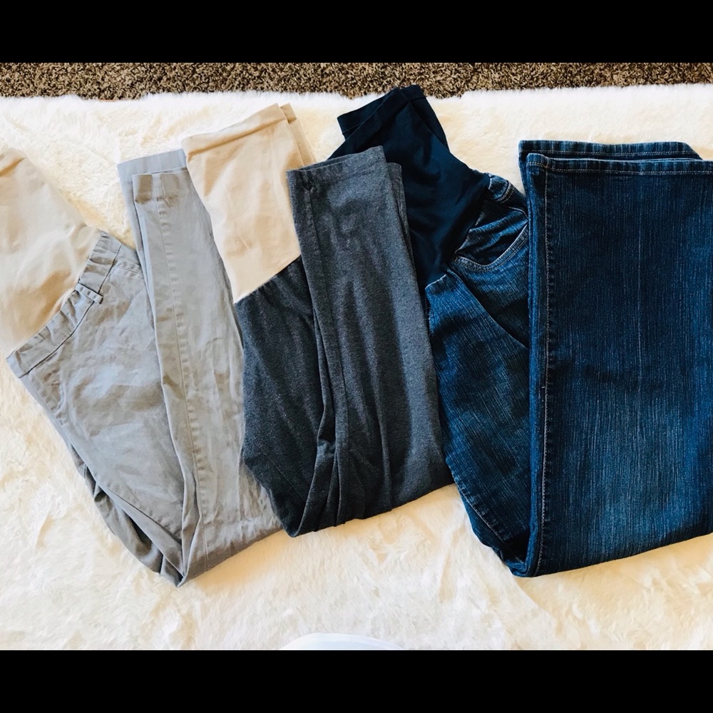 Lot of 3 pairs of maternity pants